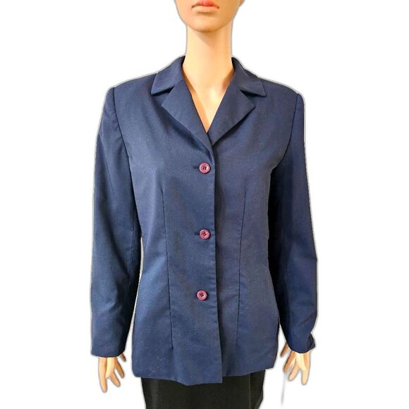 Preston & York Navy Blue Women's Blazer - Picture 2 of 7